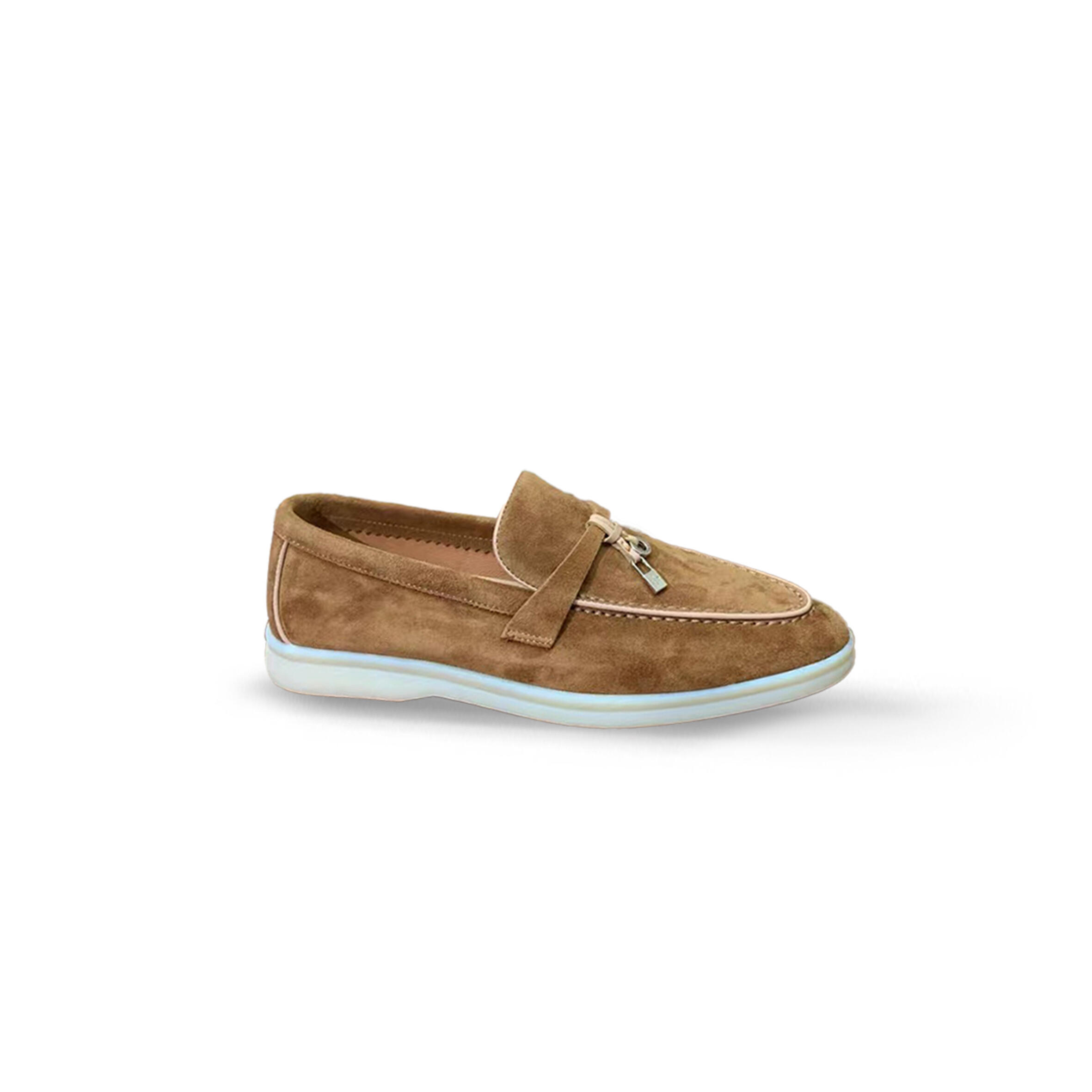 LORO PIANA SUEDE SUMMER CHARMS WALK LOAFERS FAE8123 